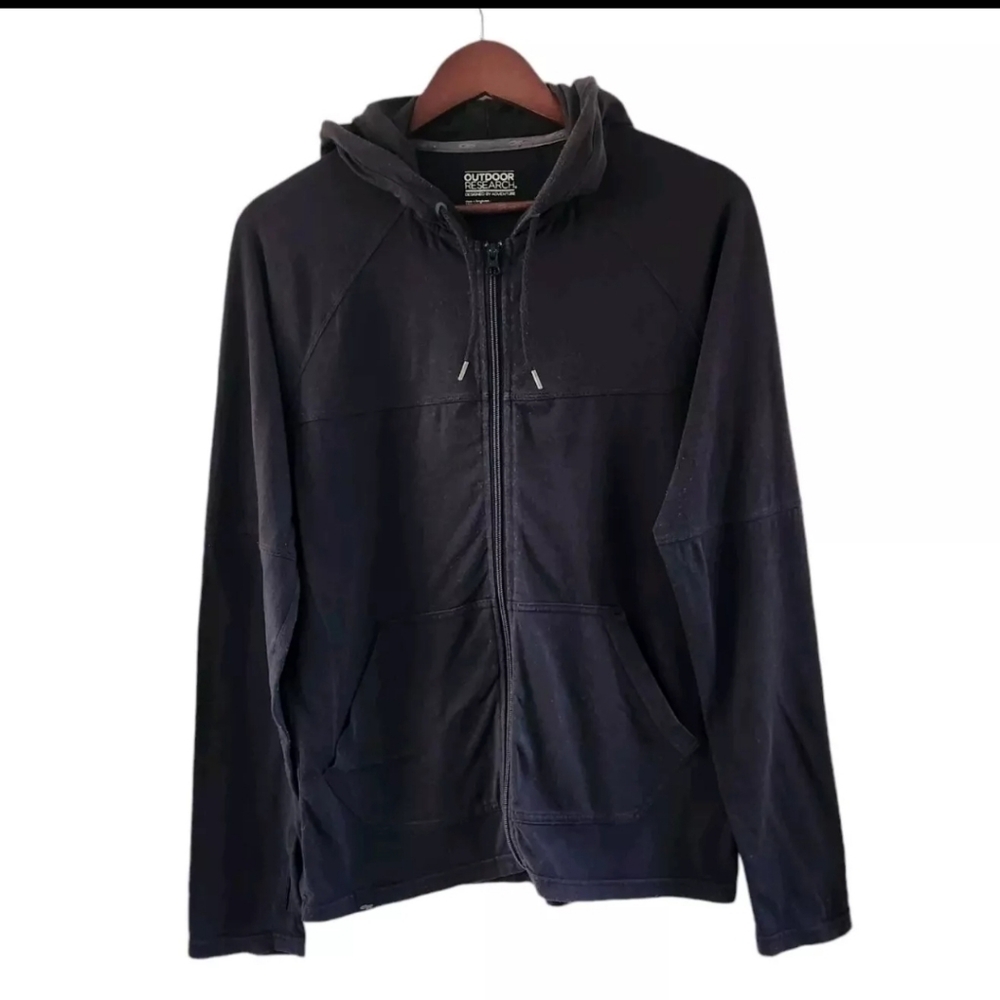 Outdoor Research Black Mens Size Small Fifth Force Hoody Full Zip